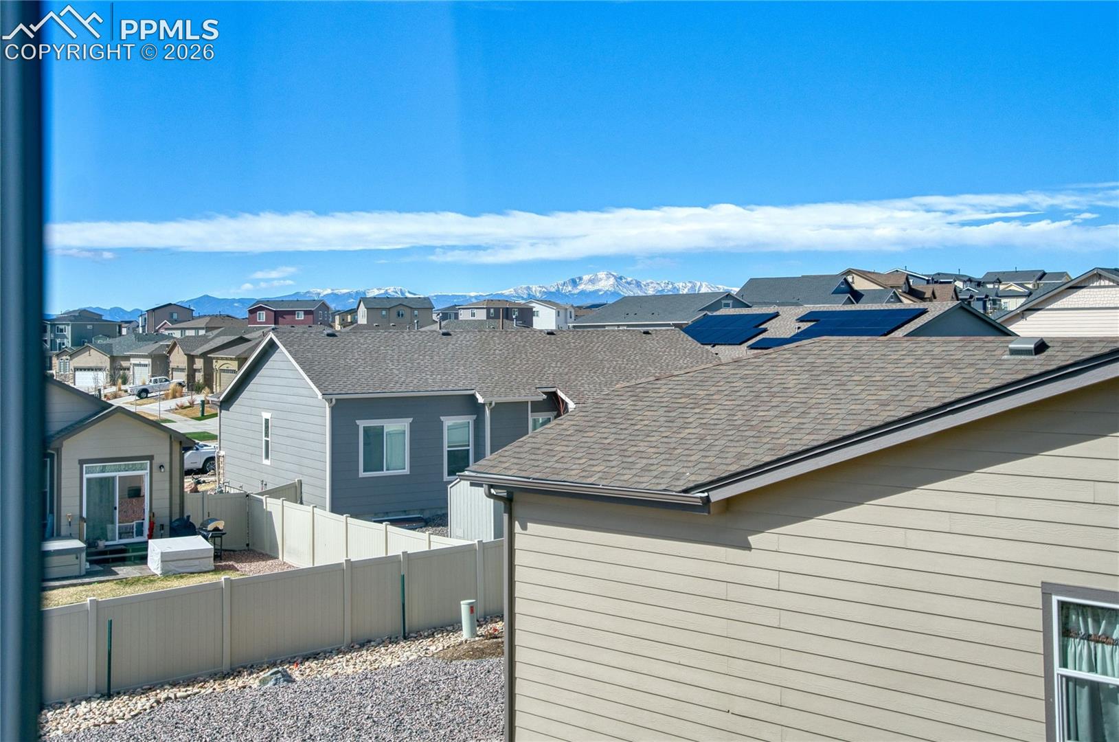 Pikes Peak view from Loft