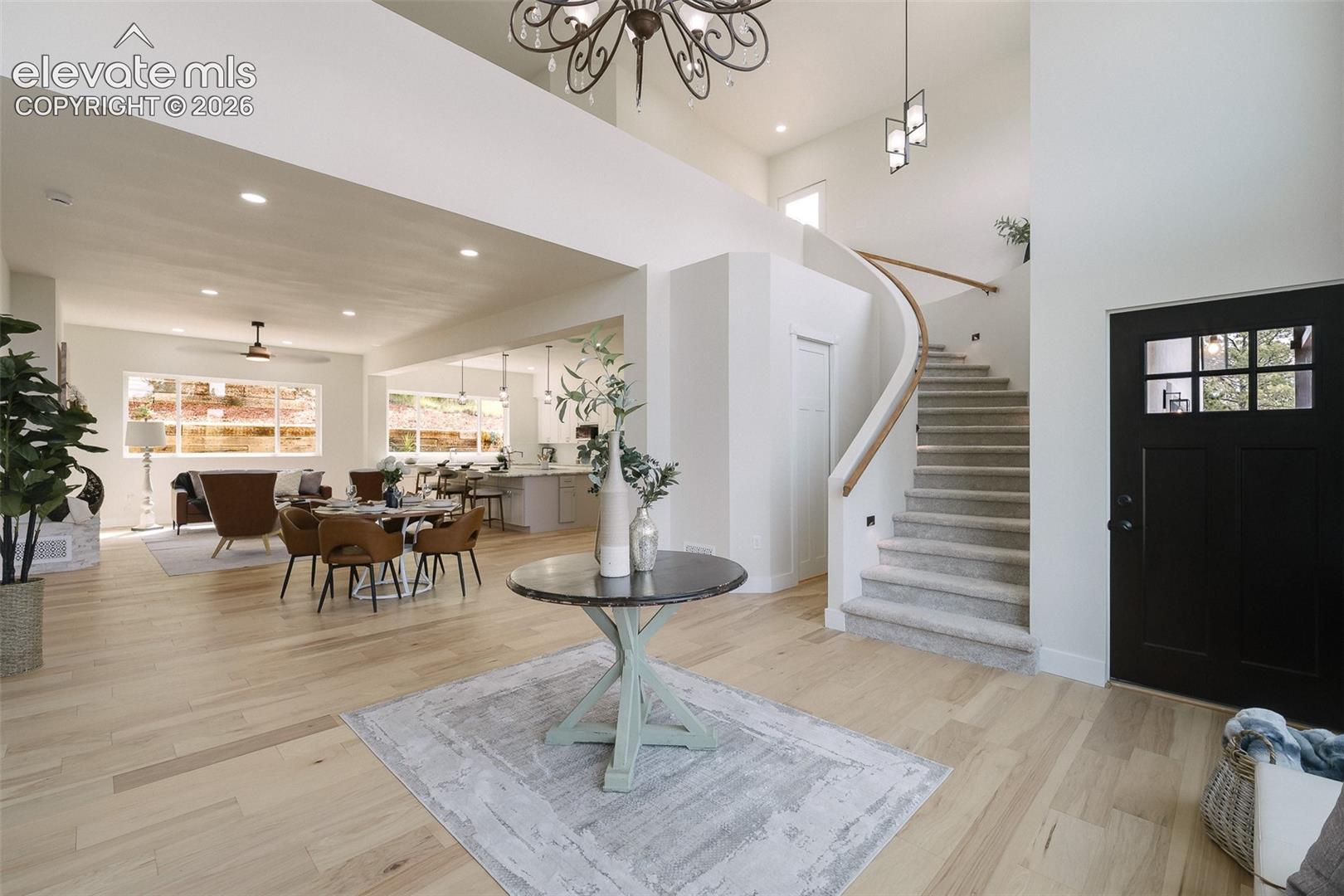 Bright, open floor plan.