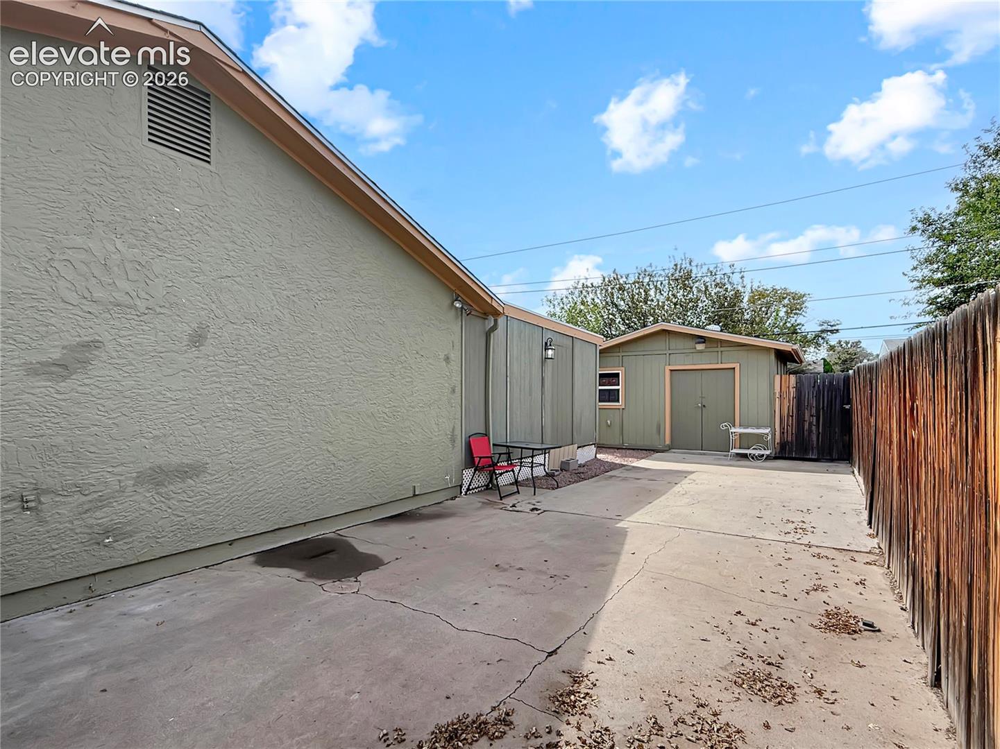 Driveway and shed/shop