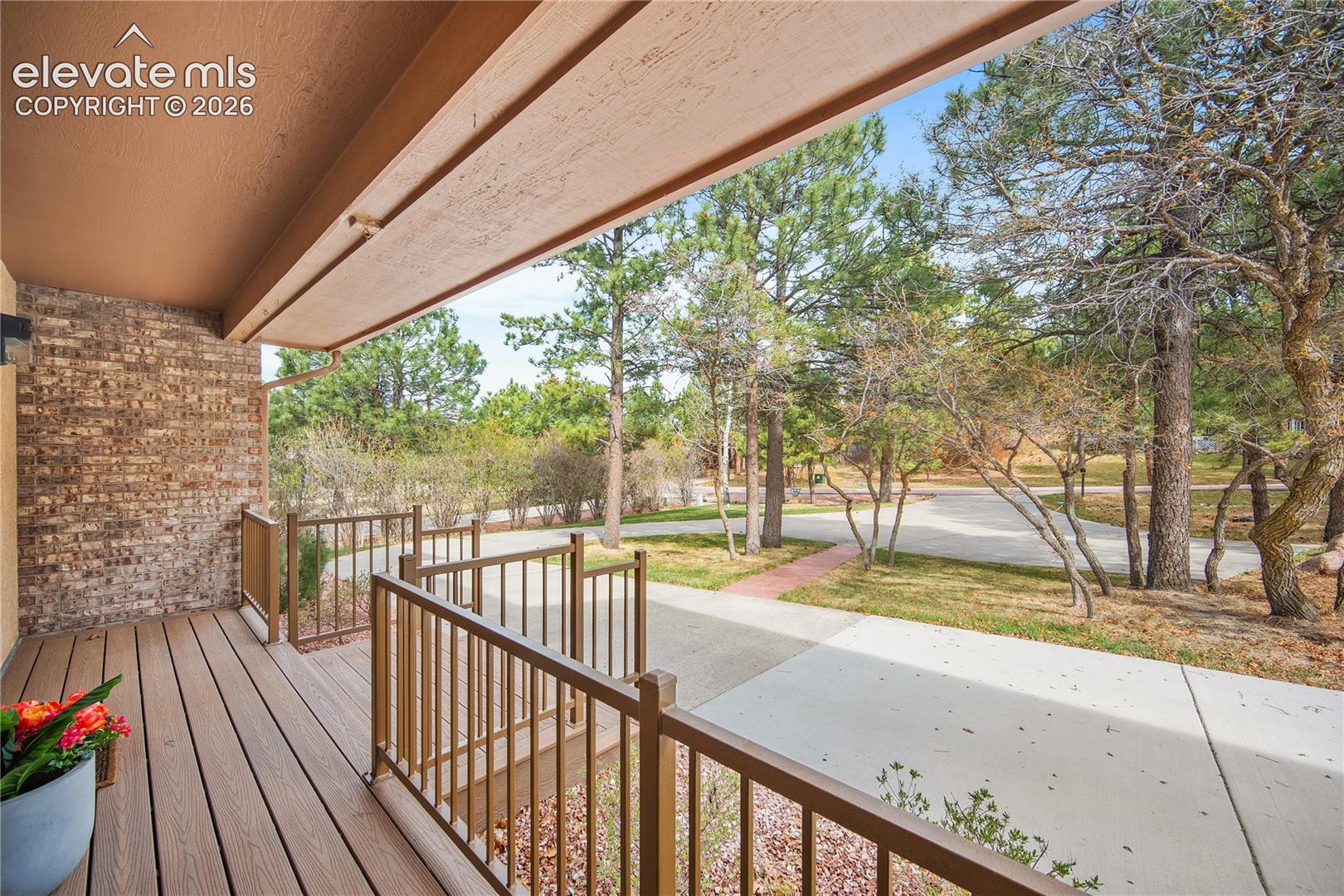 Covered front porch