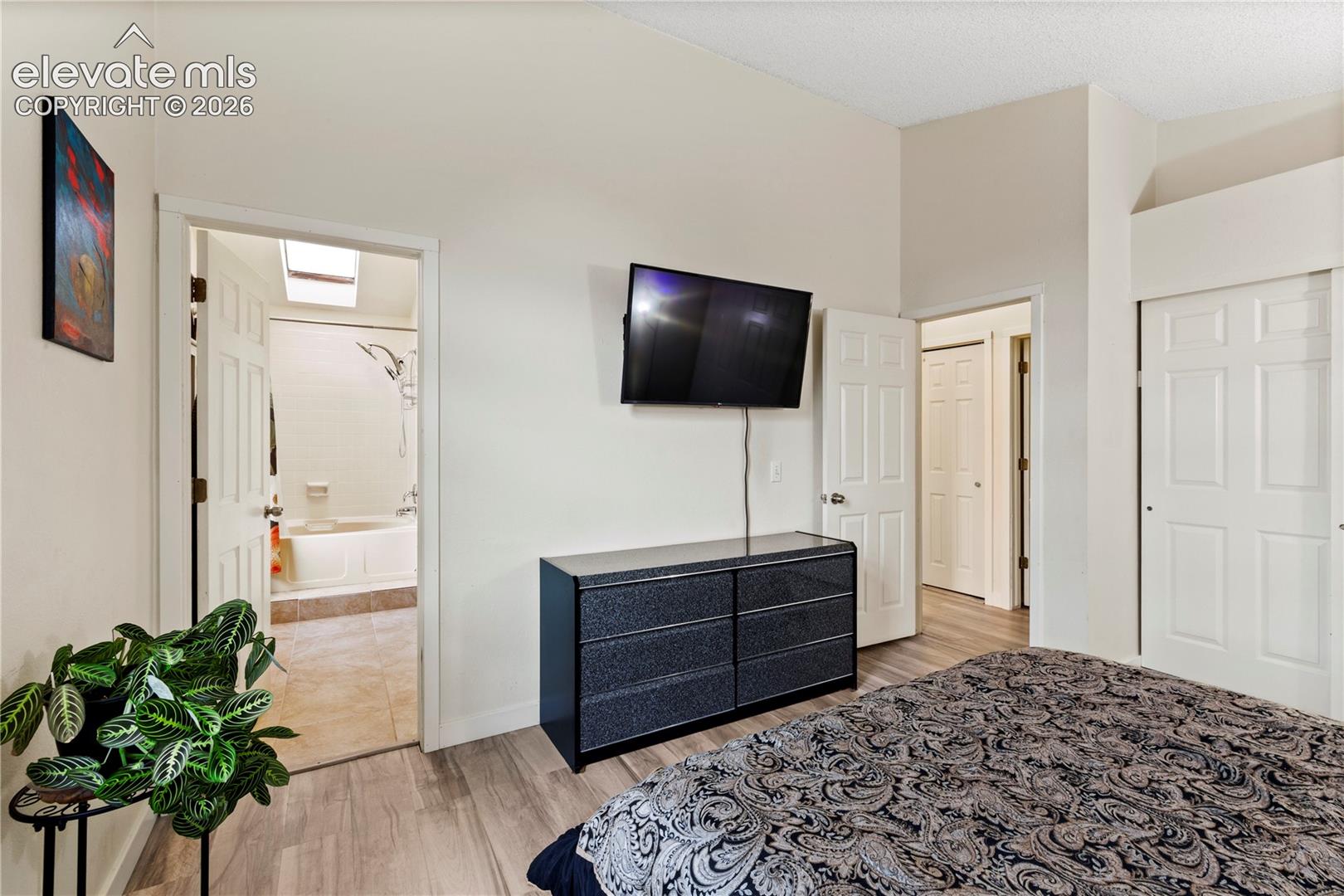 Primary bedroom on upper level 