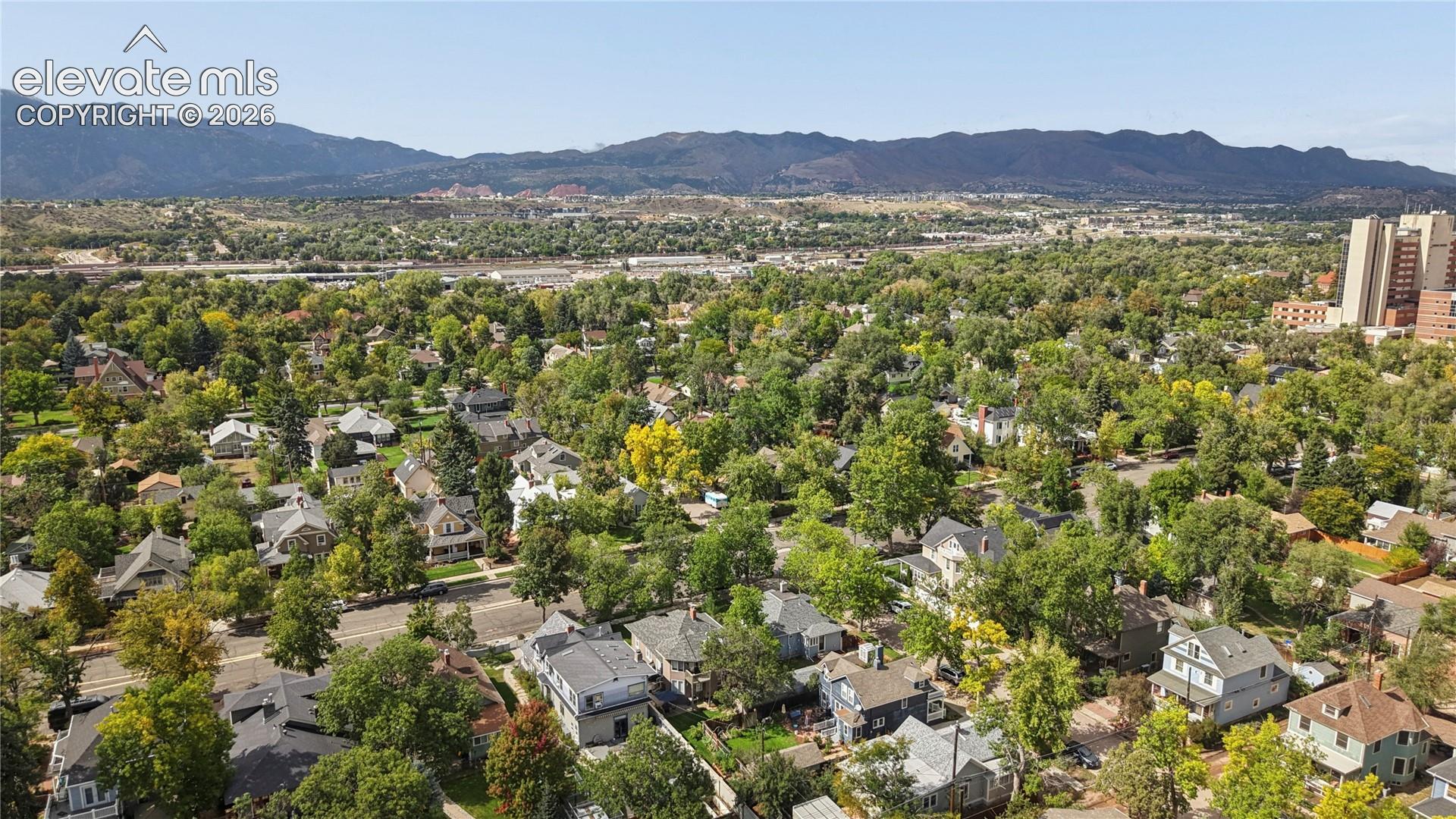 Aerial View of Neighborhood