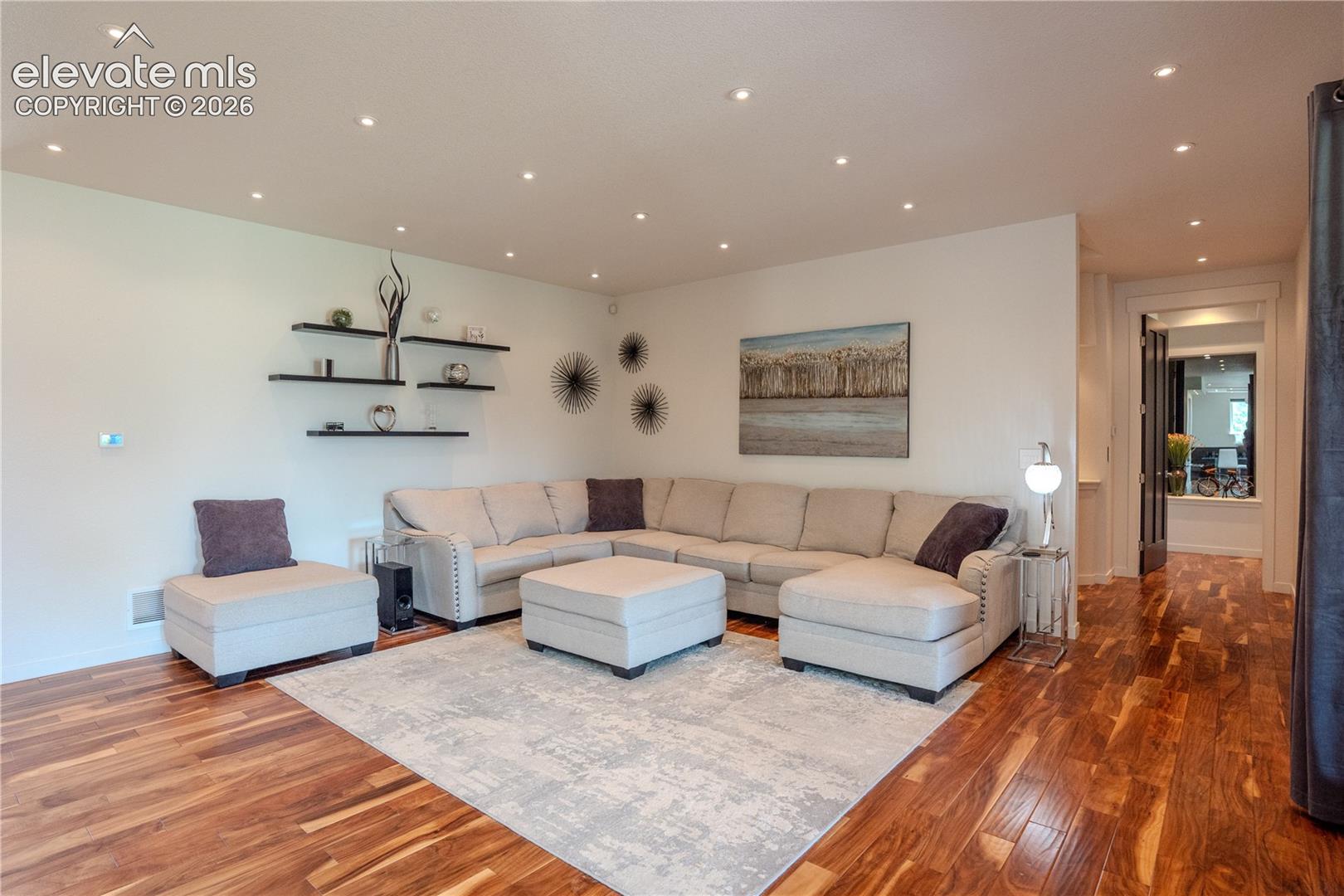With over 2900 sq ft on the main level, this open floor plan offers plenty of space in every room.