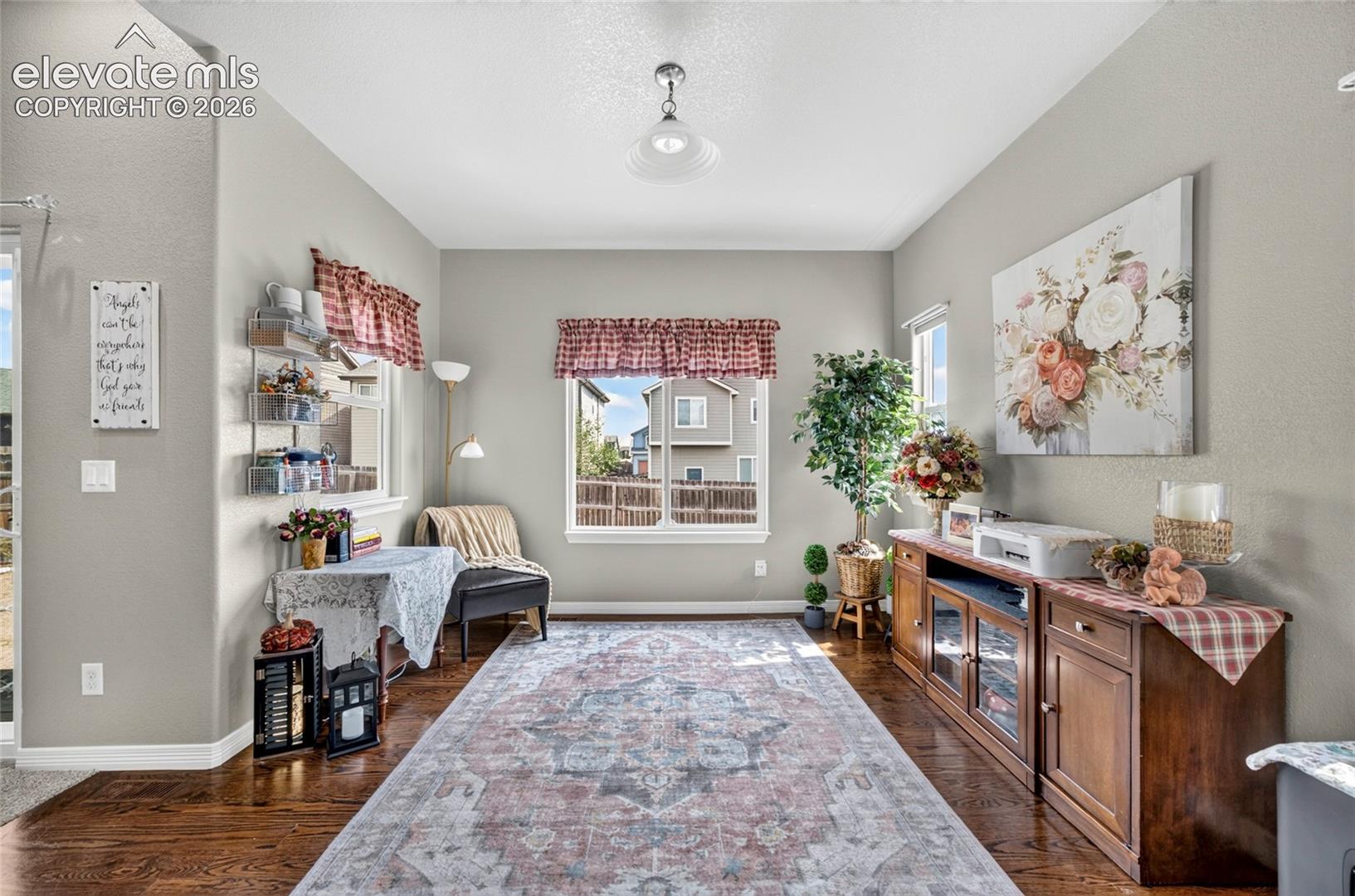 Room for large dining table