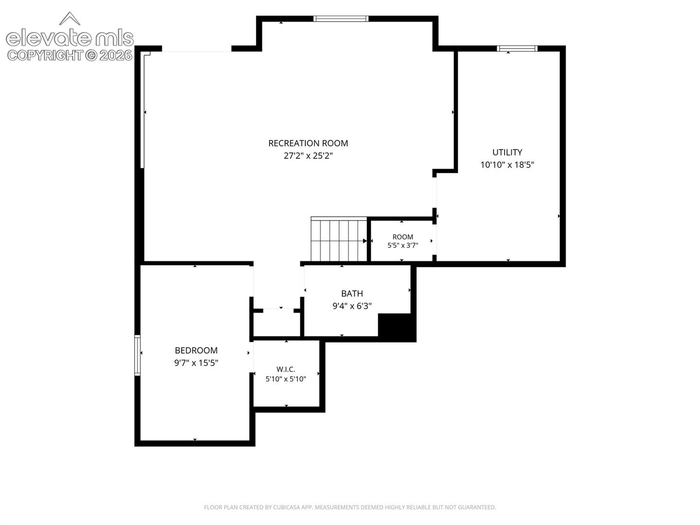 Lower Level Floor plan 