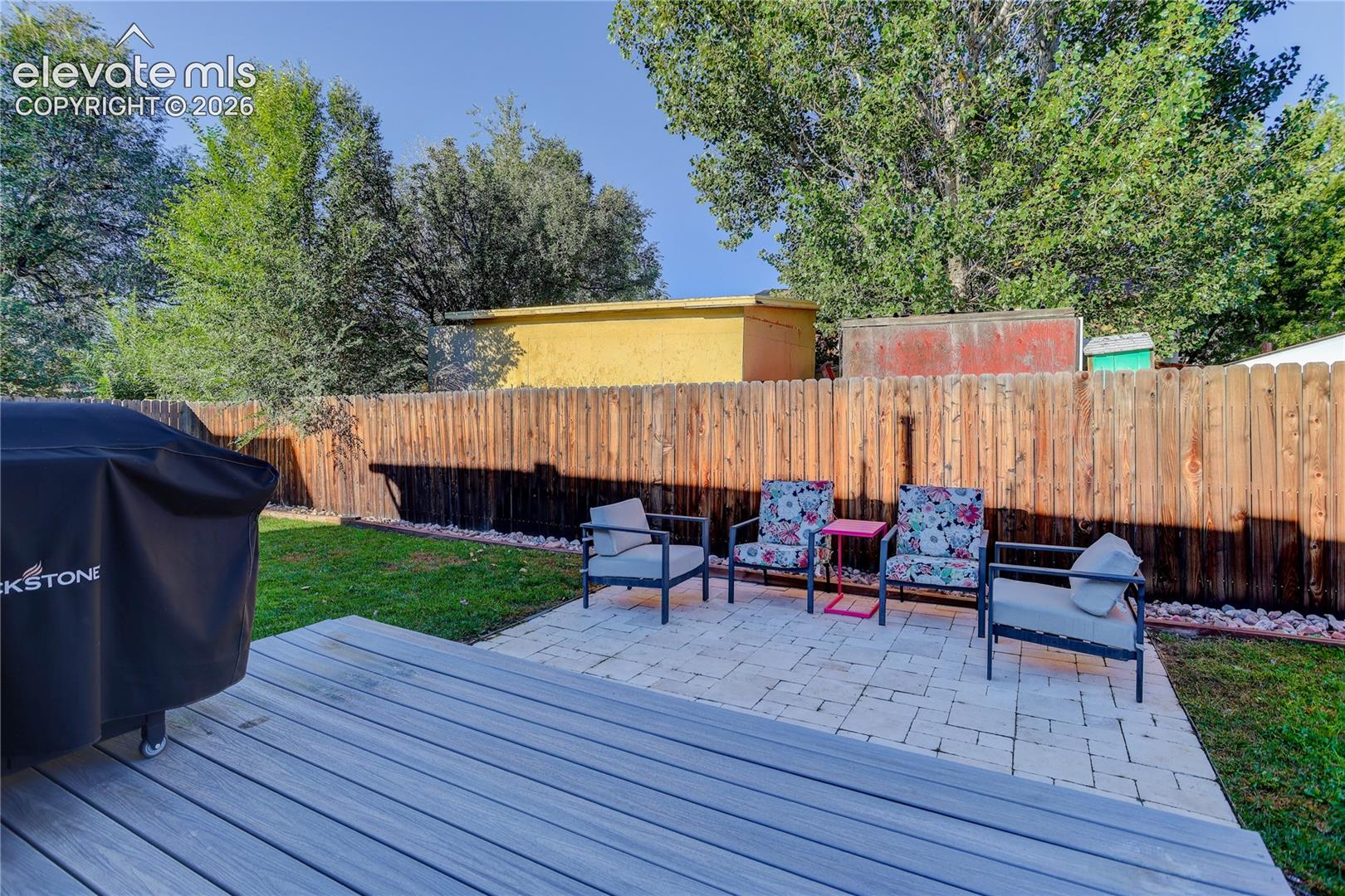 Deck for enjoying the outdoors