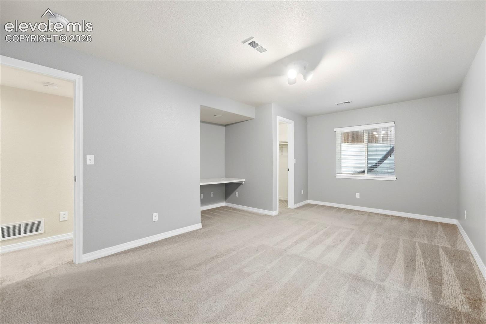Bedroom 3 in Basement features Walk In Closet
