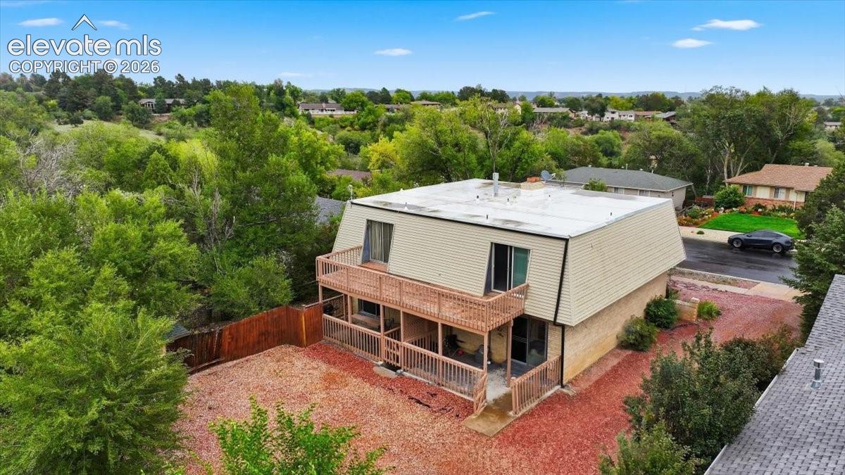 Rear of the home has been converted to parking. 