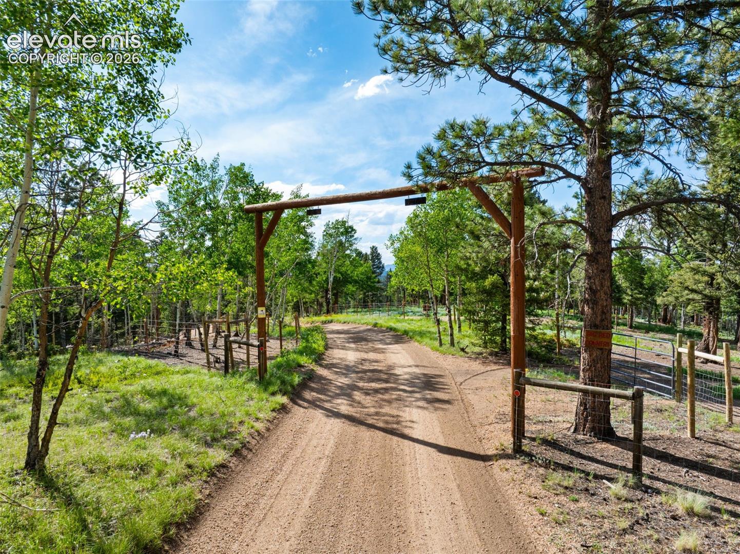 Entrance to the property