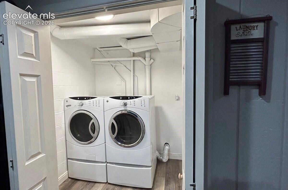 Dedicated laundry space 