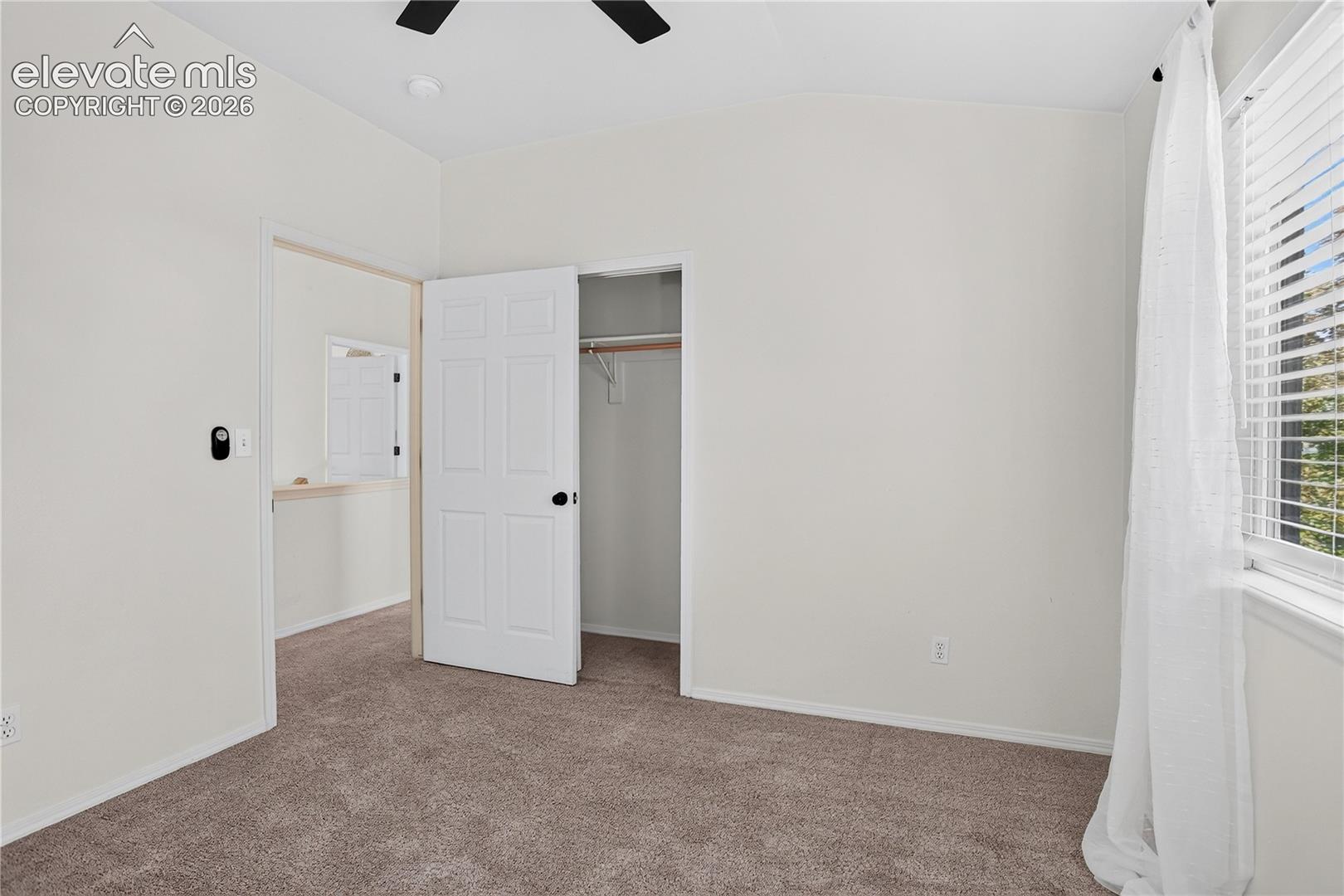 Bedroom #3 closet.