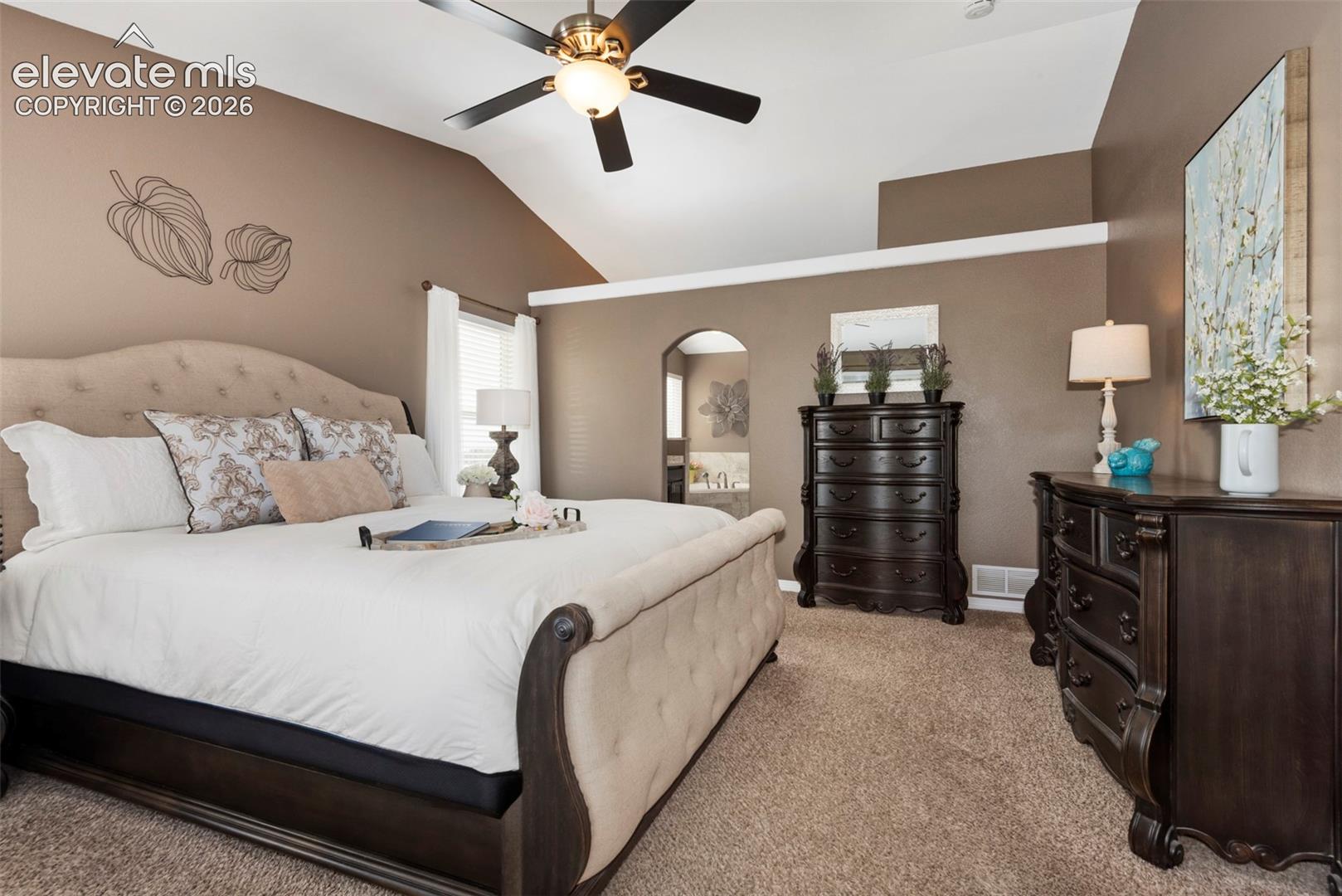 Main Level Primary Bedroom such a Beautiful Retreat