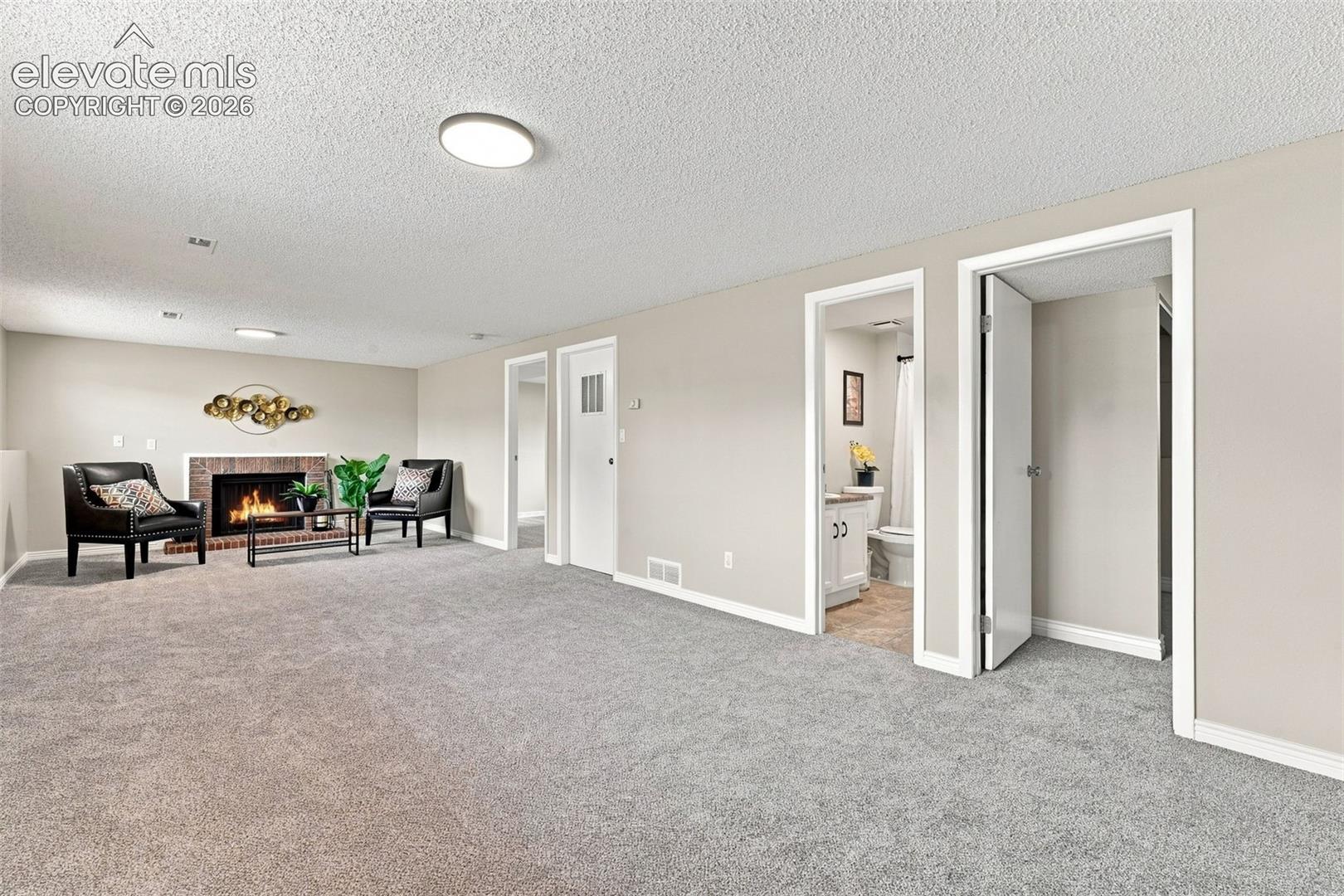 Family/Game Room area lower level