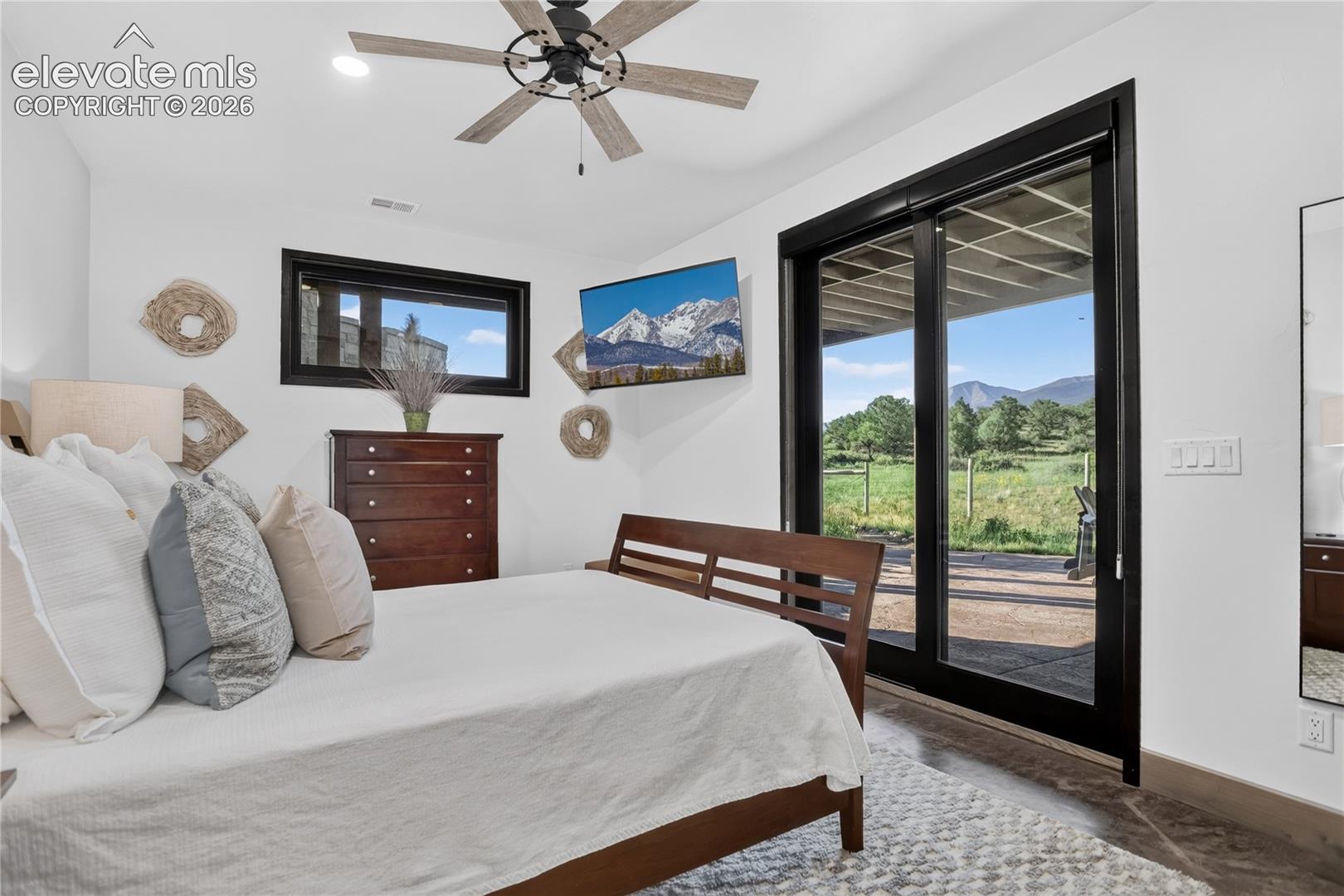 Bedroom 2 w/ walk-out - lower level