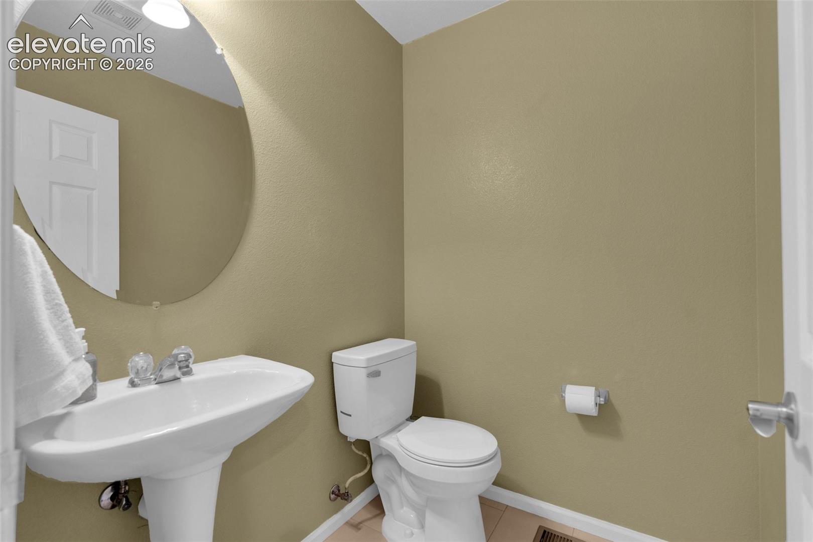 Powder Bathroom on Main Level