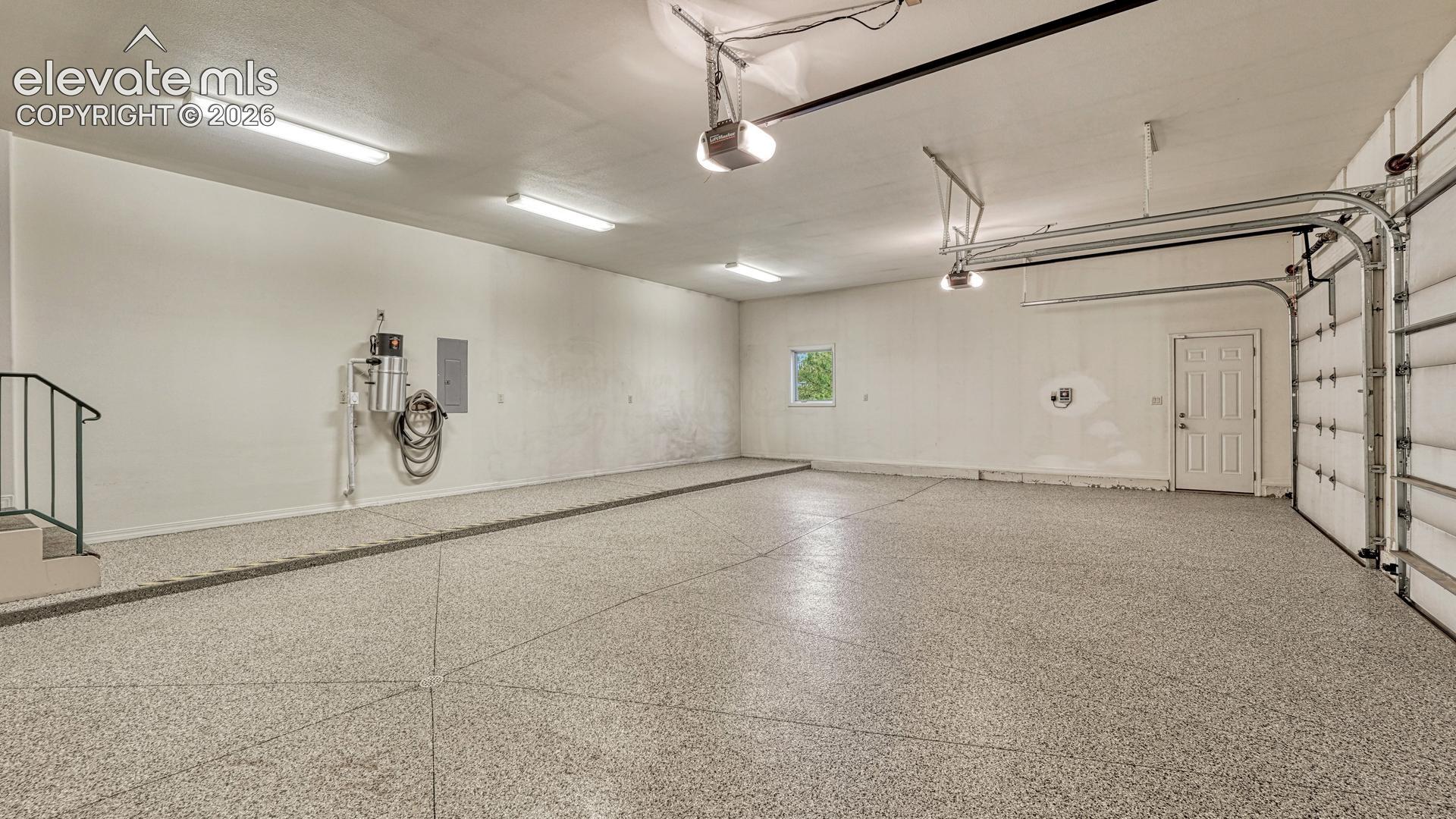 Inside of Attached 3-Car Garage