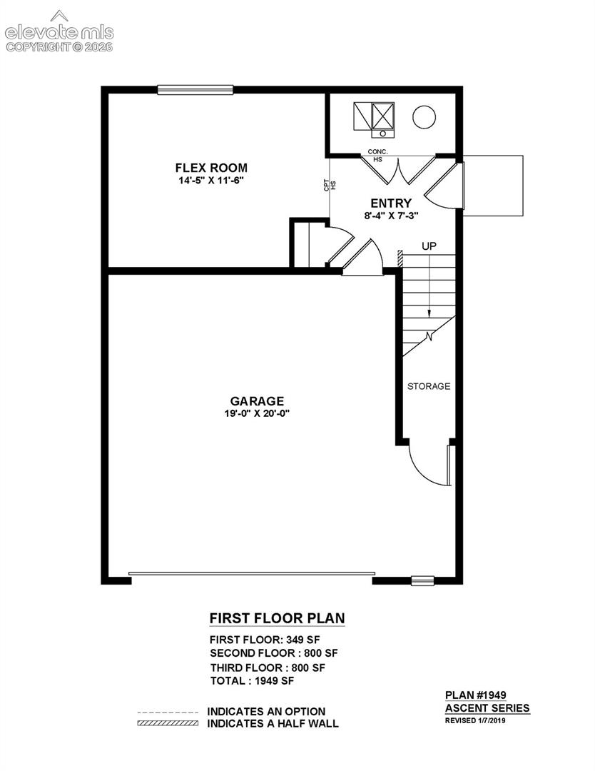*backlines of floor-plan*