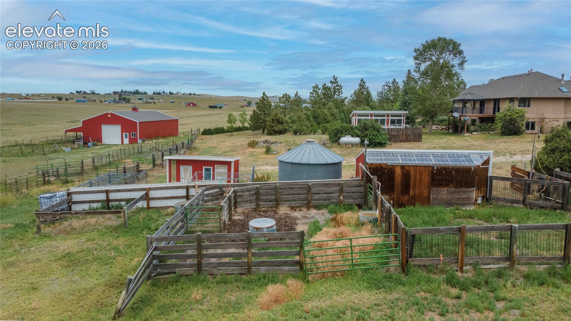 acreage with Barns