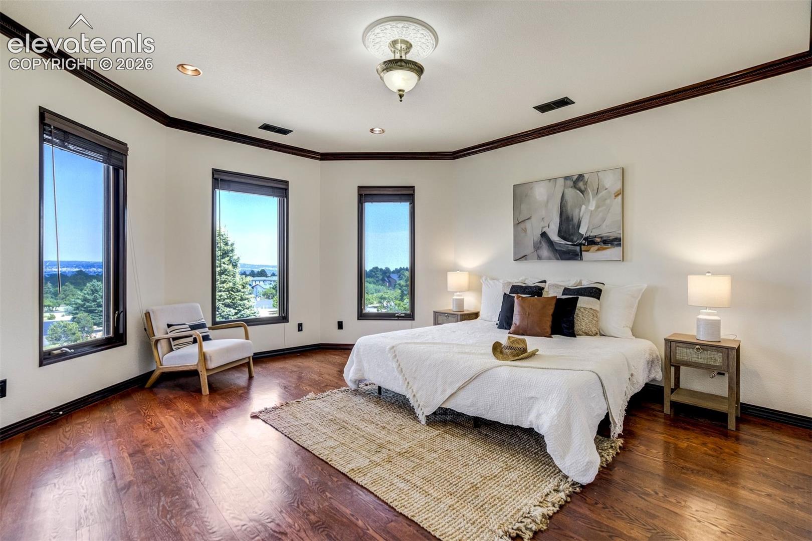 Bedroom 3 upstairs offers comfort that feels intentional. 