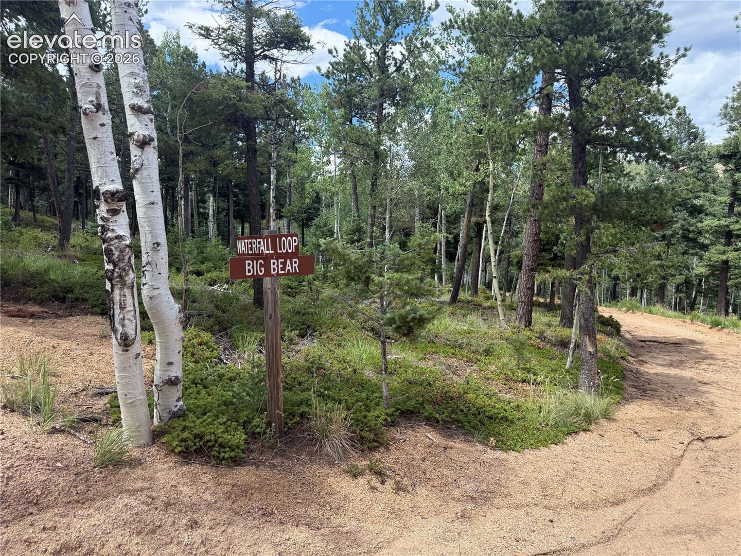 Lot near intersection of Big Bear and Waterfall Loop