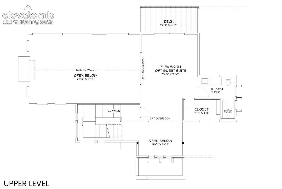 Upper Level Floor plan