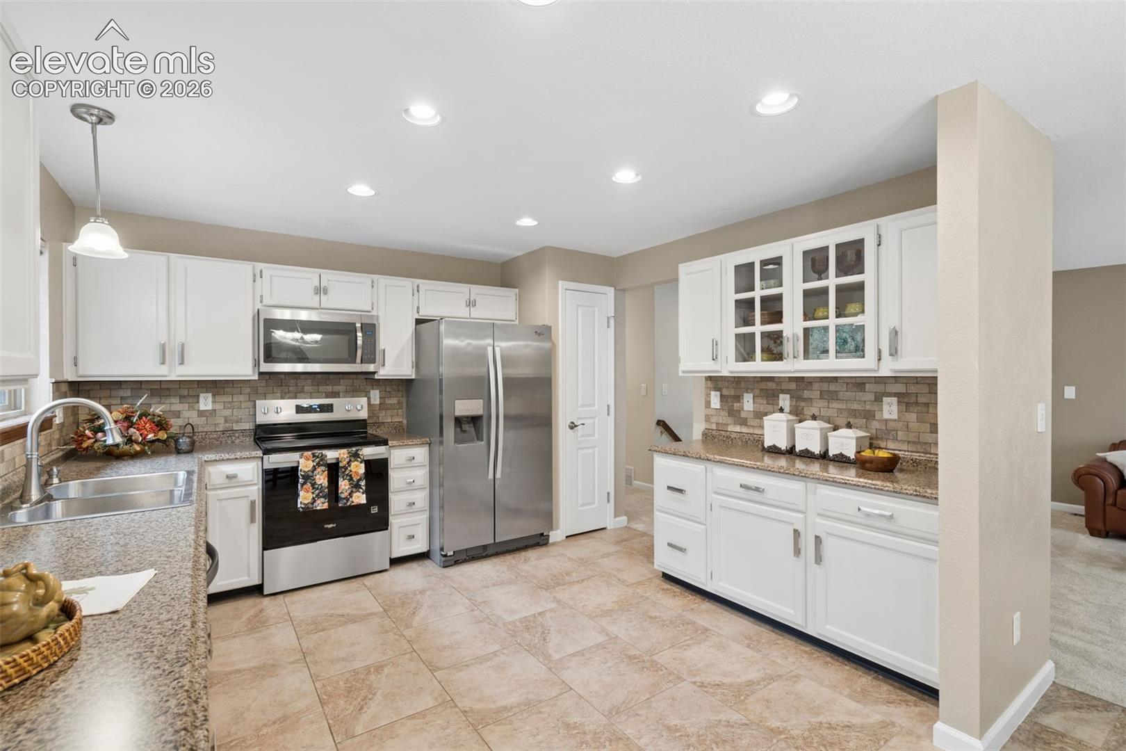 Enough room for a kitchen island!  