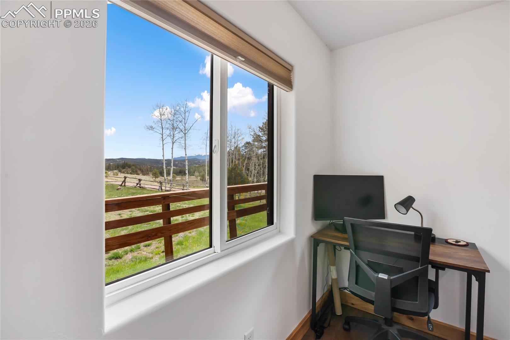 Plenty of room for an office nook in bedroom 1.