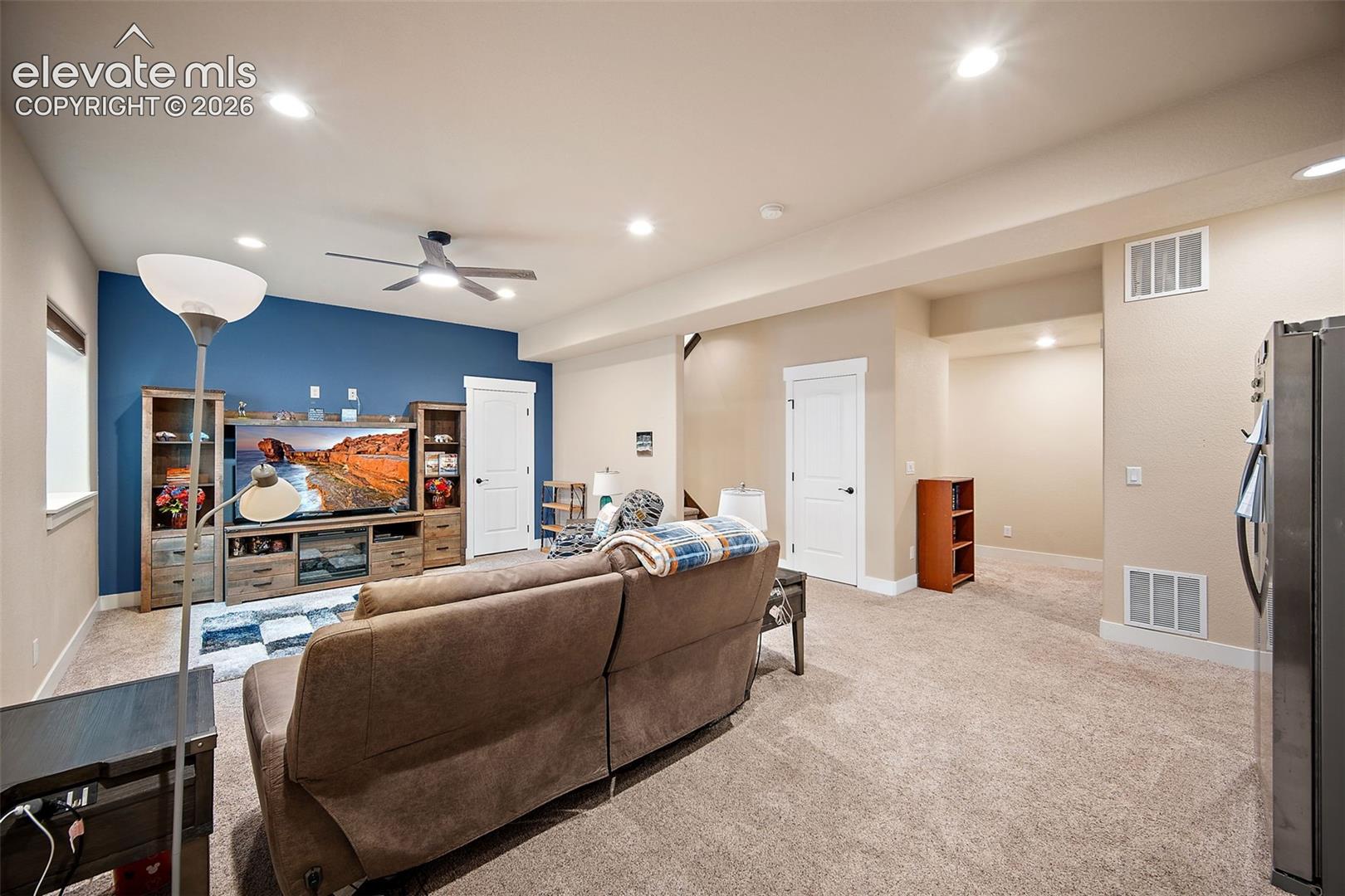 Lower level family room