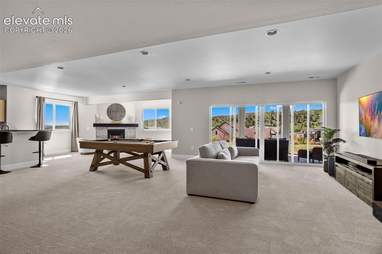 Open Concept family room