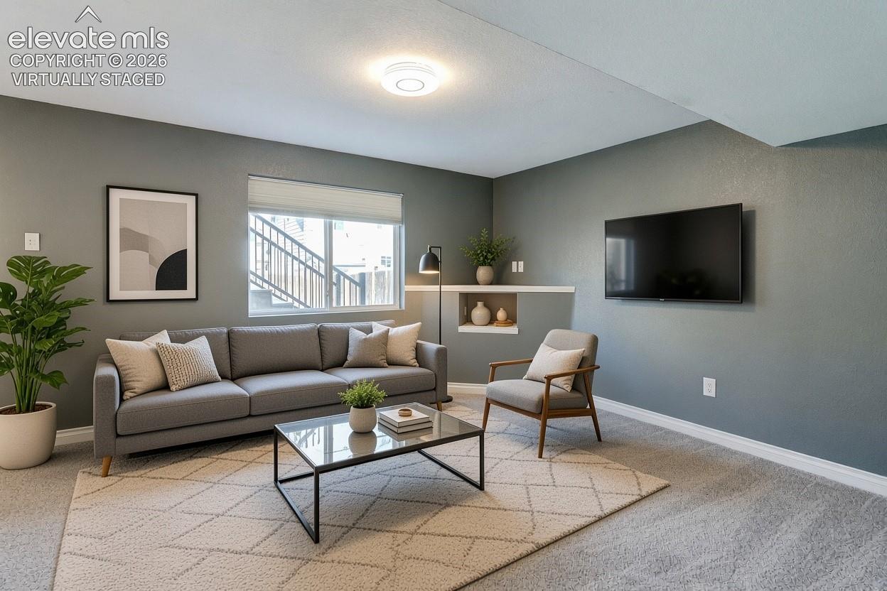 virtually staged - lower level
