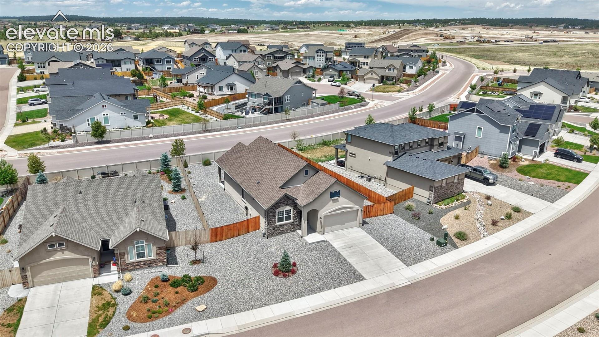 Aerial View of neighborhood