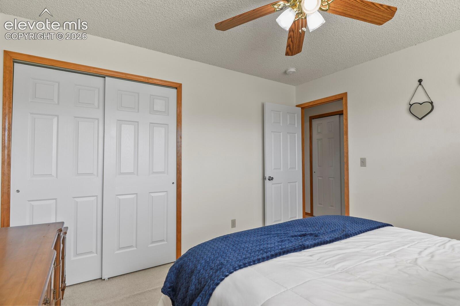 Corner of 2nd upstairs bedroom looking towards the entrance.