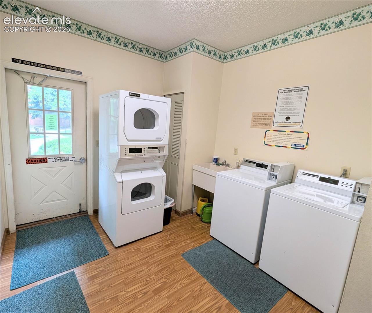Laundry available in clubhouse in addition to unit