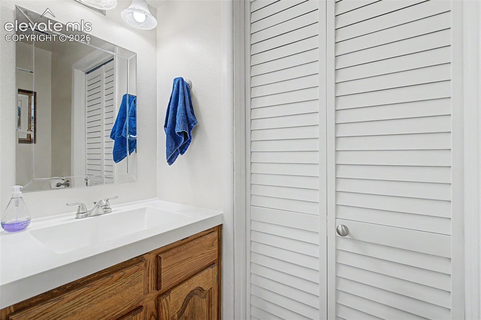 Main level half bath