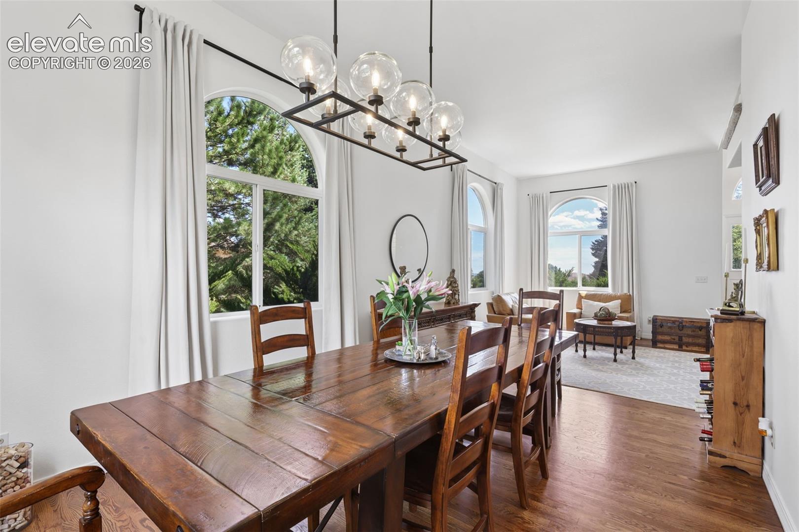 Formal dining room area