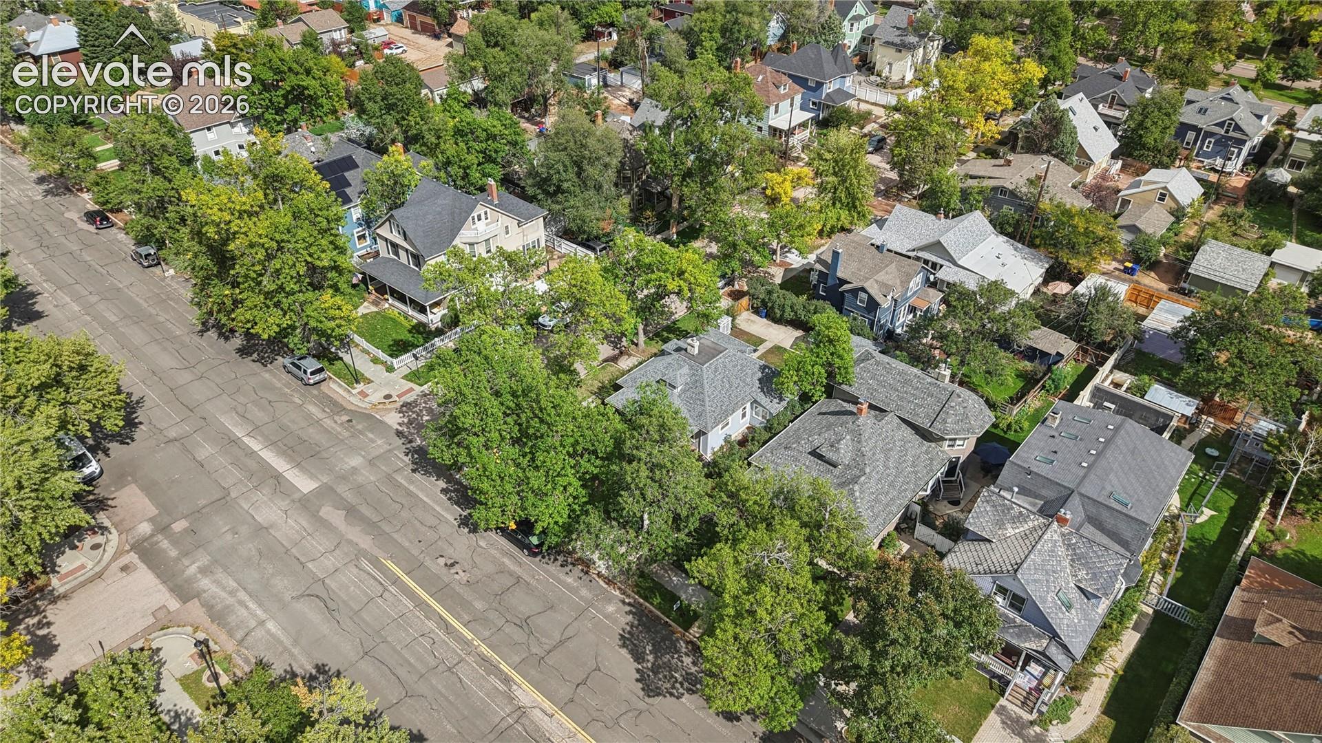 Aerial View of the Home