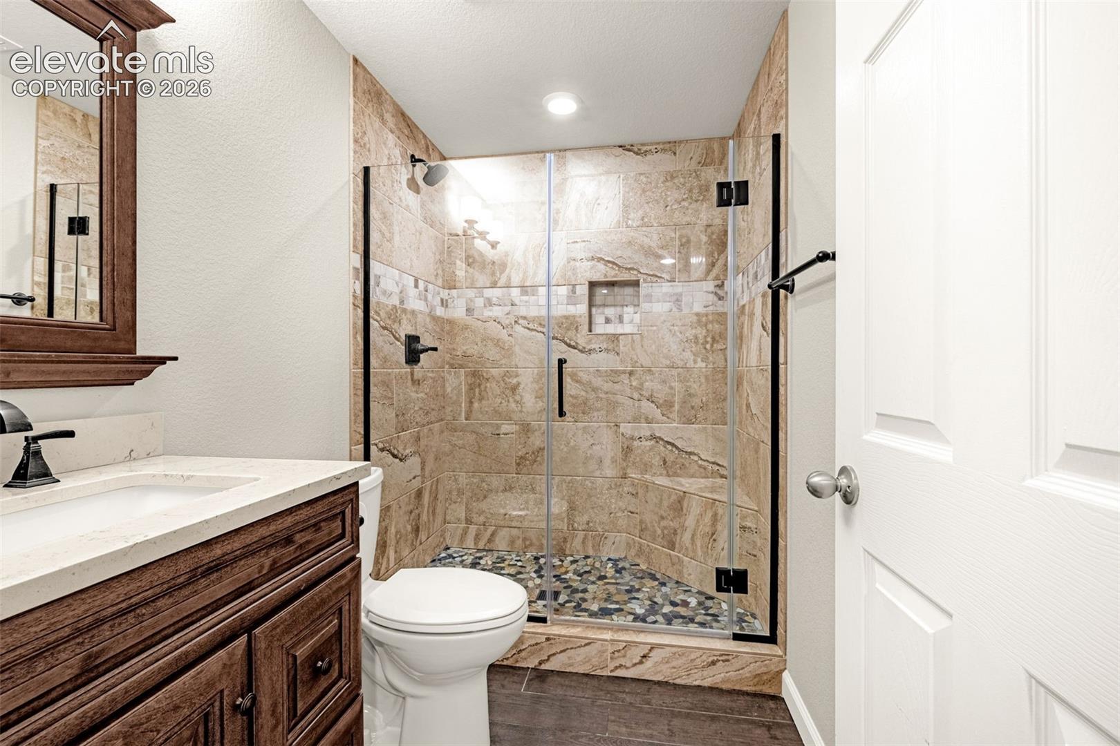 Basement level bath