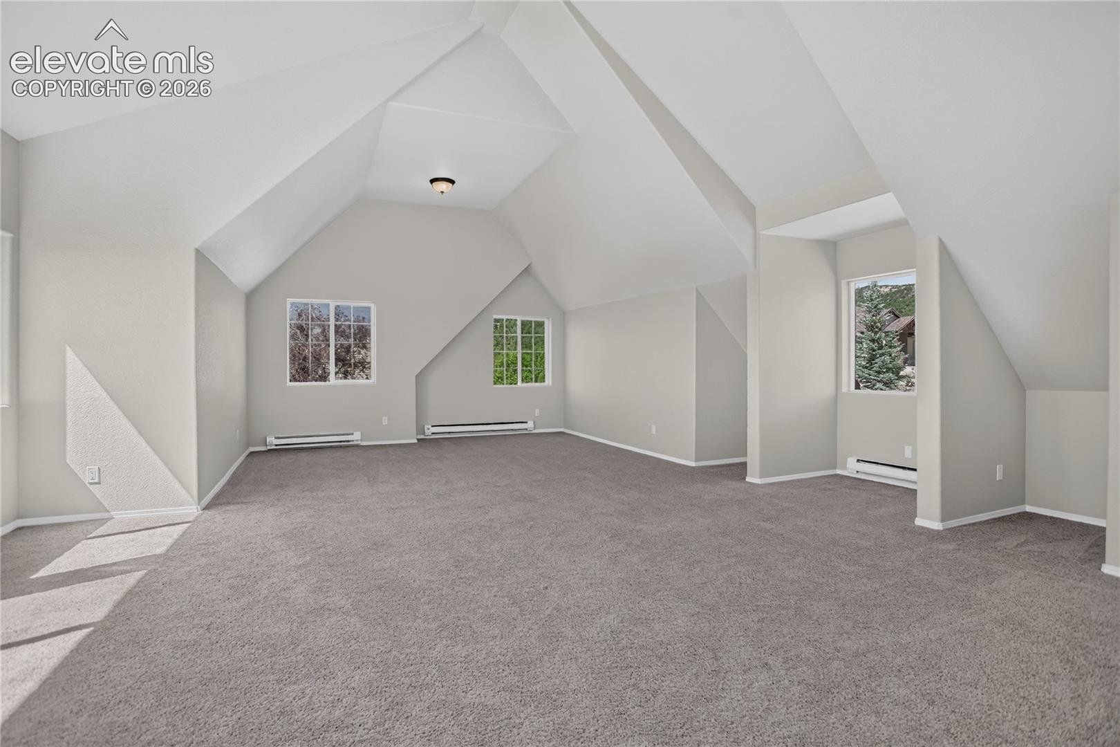 Bonus space above entire 3-car garage