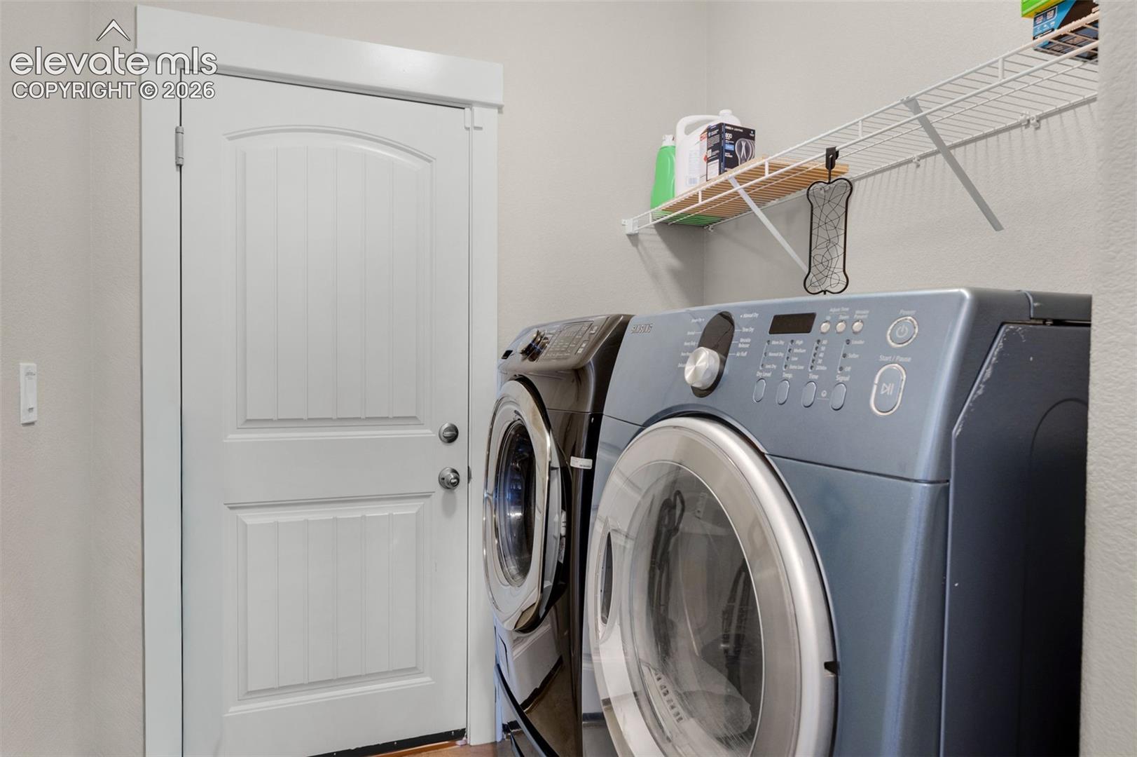 Plenty of room in the laundry