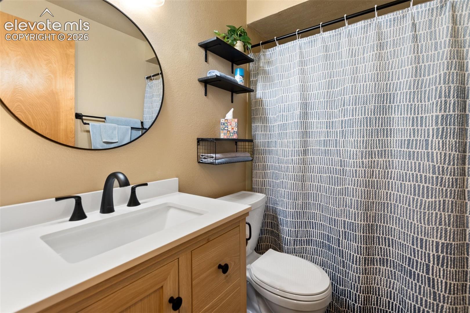 Full bath downstairs.