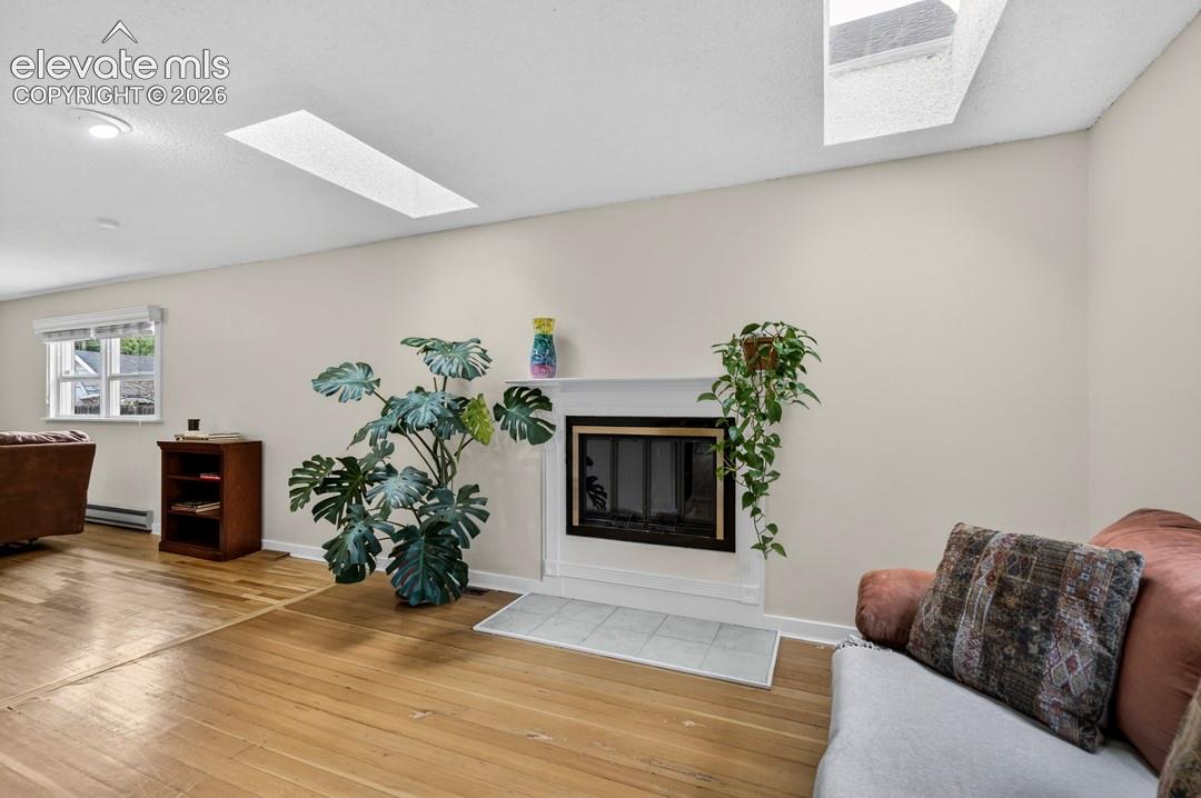 Living Room with Fireplace