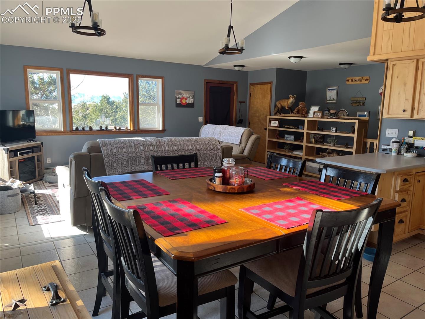 Open concept main level.  Eat in kitchen.   The views off the front window are splendid.