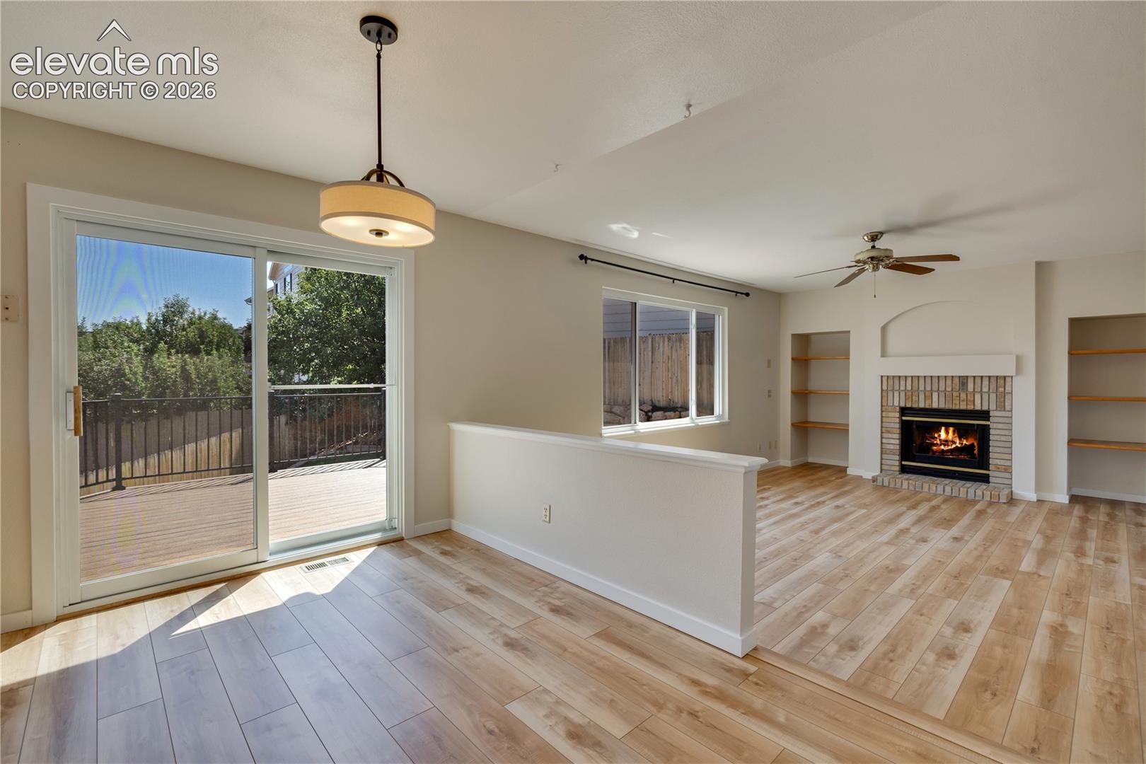 Eat in kitchen with walkout to new deck