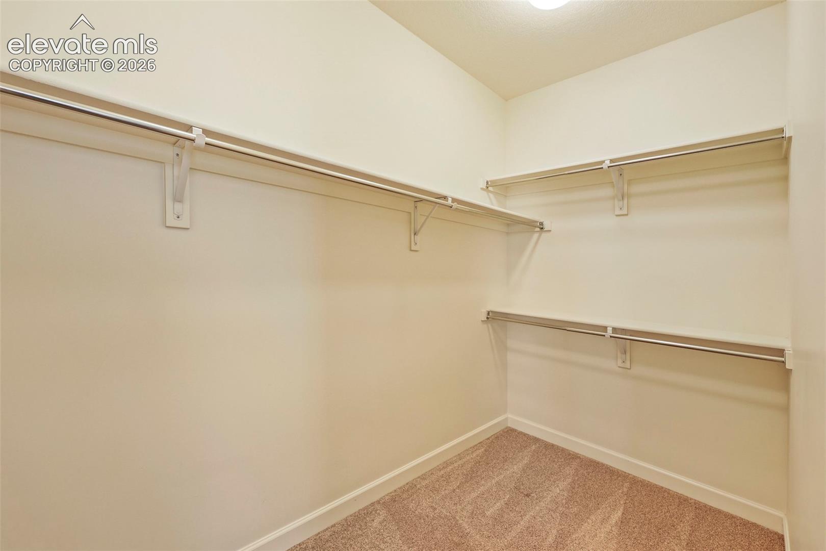 large walk-in closet