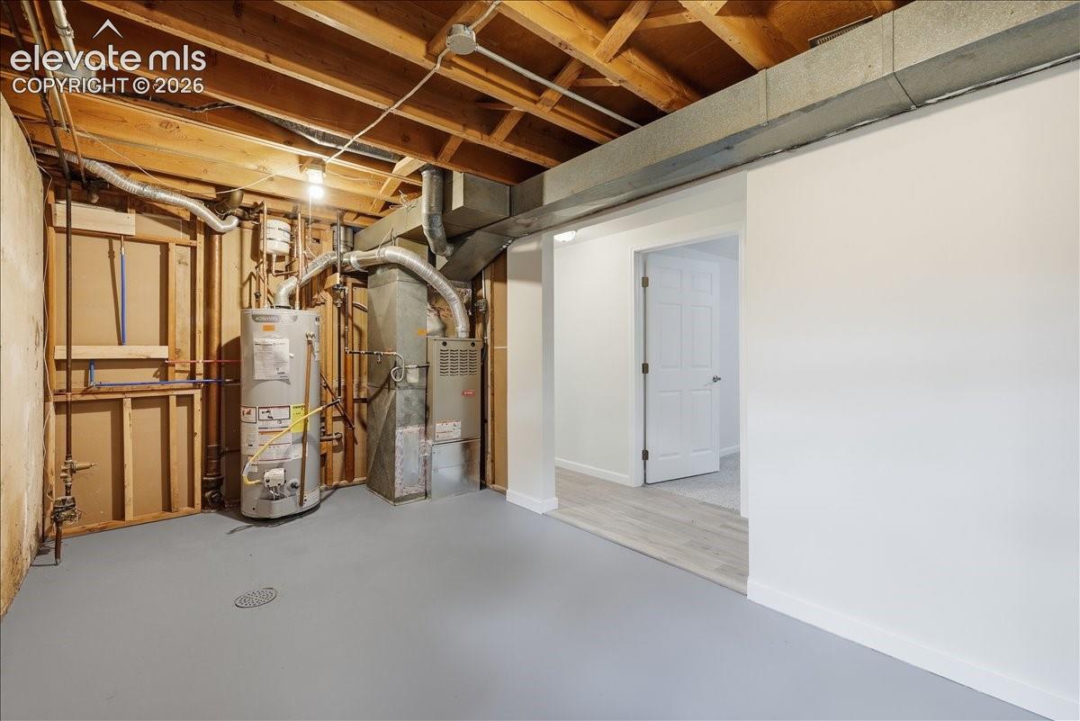 Utility area.
