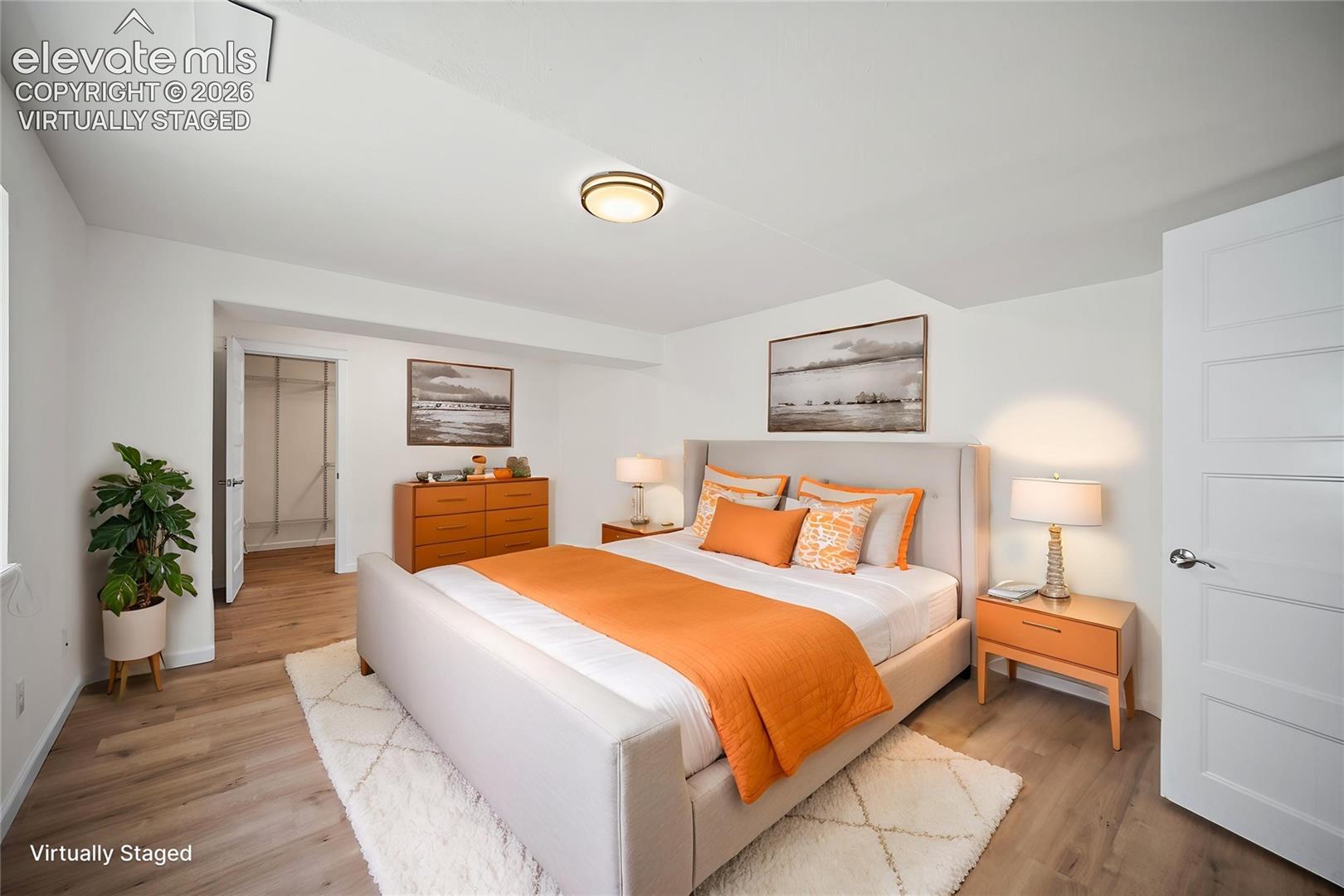Virtually Staged - 4th Bedroom - Basement