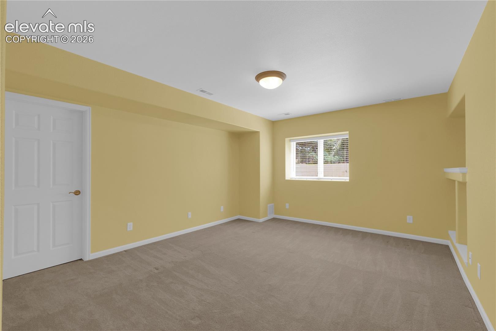 Basement bedroom