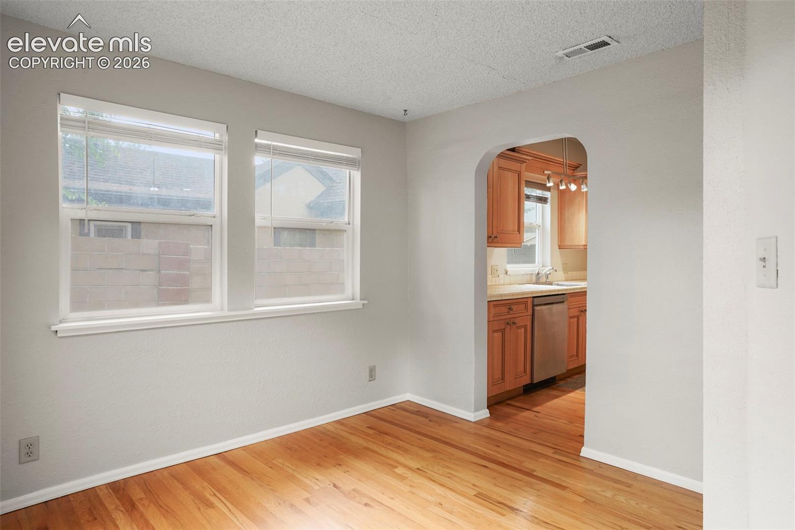 Dining nook off the kitchen 