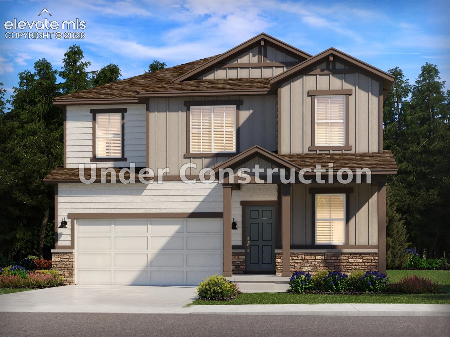 Rear landscape and fencing included!Full Whirlpool appliance package, and full home blinds included for move-in convenience!Open concept kitchen!The Durango offers 2,419 sq. ft. of thoughtfully designed living with 4 bedrooms, 2.5 baths, and a 2-car garage. As the largest plan, it features an open first floor with a spacious great room that flows seamlessly into the kitchen—perfect for hosting and staying connected. The Meritage Home difference includes whole-home blinds for added privacy and style, plus a refrigerator, washer, and dryer, saving you thousands upfront with essential appliances already included.  Enjoy improved energy efficiency with spray-foam insulation that helps keep utility costs lower year-round, advanced air filtration for cleaner everyday living, and fire-resistant siding that provides lasting durability and protection.  Welcome home to a place where every detail is built for comfort, efficiency, and LIFE. BUILT. BETTER.Lorson Ranch in Colorado Springs offers easy access to nearby military bases and everyday conveniences. With scenic Pikes Peak views, nearby parks, trails, and lakes, residents enjoy a suburban setting close to schools, shopping, and outdoor recreation.This home may qualify for special incentives with Builders Preferred Lender for a limited time. Terms and conditions apply. See sales counselor for details!
