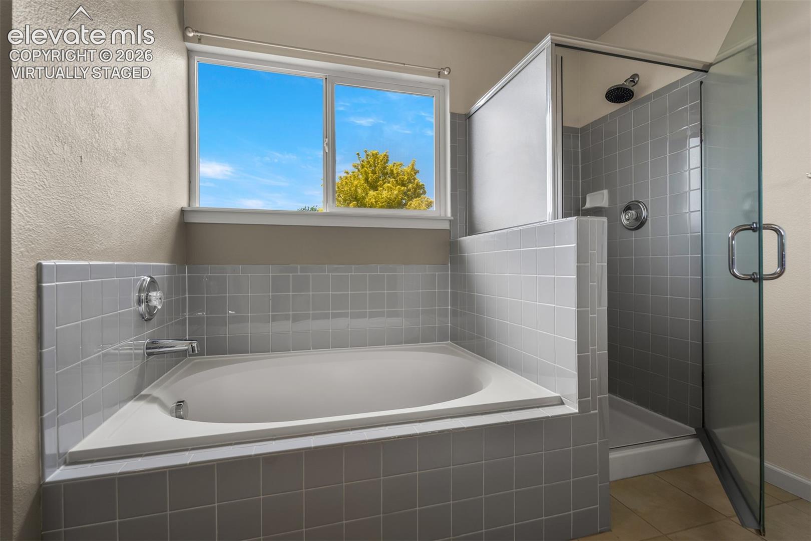 Virtually staged 2nd Bedroom